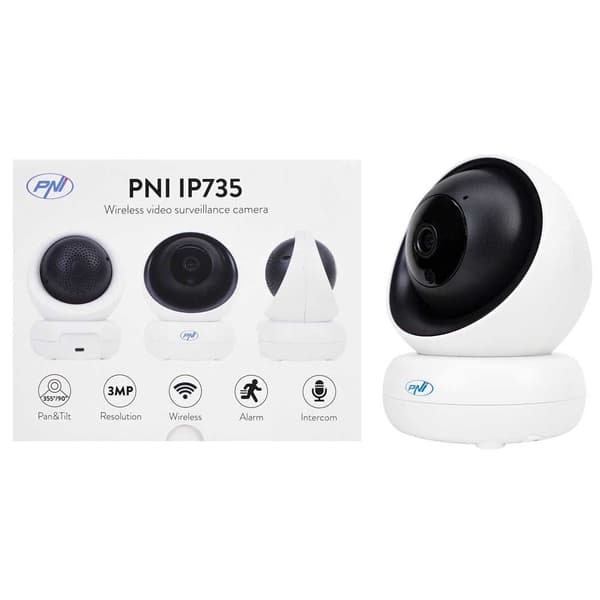 Pni Videoovervågningskamera Ip65 Live Ptz 5mp