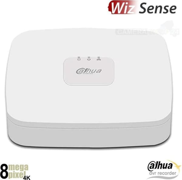 Dahua 4K XVR-inspelare - 4 kanaler + 4 IP-kanaler - WizSense - 5-i-1 - XVR5104C-4KL-I3
