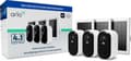 Miniatyrbild 1 av 10: ARLO ESSENTIAL 2 2K utomhuskamera 3pack med 3 solpaneler BNDL - nätverkskamera (VMK3350-100EUS)