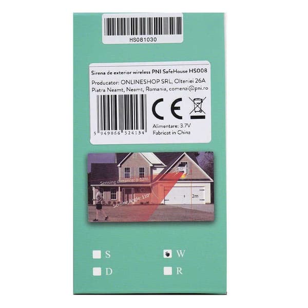 Pni Sirene Safehouse Hs008 Hvid
