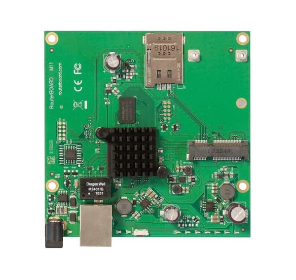 Net router acc card/rbm11g, Mikrotik Sort, Grønn, Grå