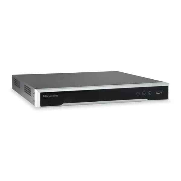 LevelOne NVR-0508, 8 kanaler, 3840 x 2160 pixlar, 10 100 1000 Mbit-s, 64 användare, H.264, H.264+, H.265, MPEG4, Embedded Linux