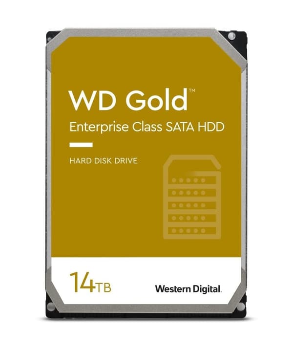 HDD guld (14tb, sata 3.0, 512 mb, 7200 rpm, 3,5", wd142kryz), Western digital