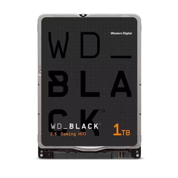 HDD musta (1tb, sata, sata 3.0, 64 mb, 7200 rpm, 2,5", wd10spsx), Western Digital