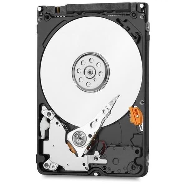 HDD blå (2tb, sata 3.0, 128 mb, 5400 rpm, 2,5", tykkelse 7 mm, wd20spzx), Western digital