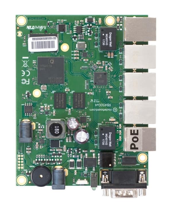 NETT ROUTER ACC KORT/RB450GX4 MIKROTIK Grønn