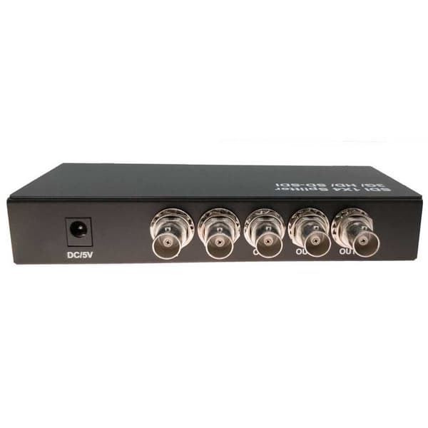 Euroconnex Sdi-splitter 1x4 Svart