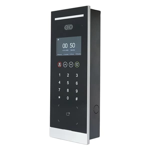 Lägenhet IP Video Intercom, Ansiktsigenkänning, Flera Låsningsalternativ,med flushbox