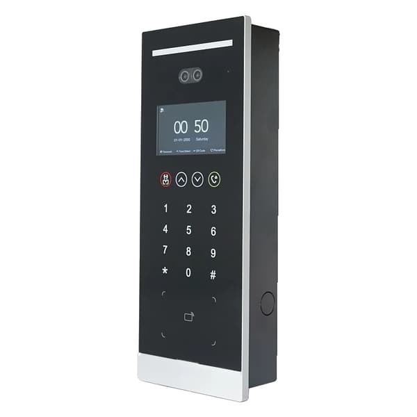 Lejlighed IP Video Intercom, Ansigtsgenkendelse, Flere Låsemuligheder,med flush boks