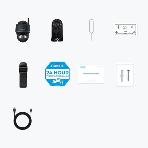 IP-kamera Reolink ARGUS PT 5MP TYP-C czarna