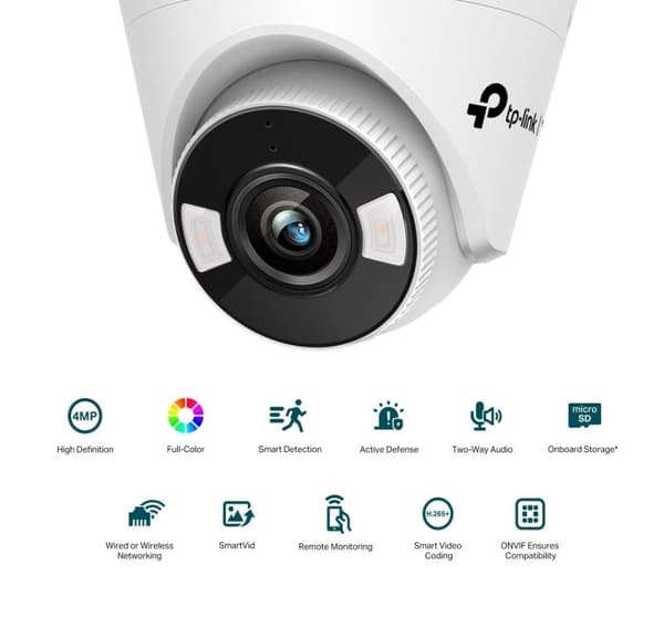 Nätkameratorn h.264 4mp/vigi c440-w(4mm), Tp-link