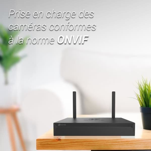 Trådlös NVR - EZVIZ - X5S - HDMI/VGA - Wi-Fi 100m - 8 TB - H.265 - ONVIF