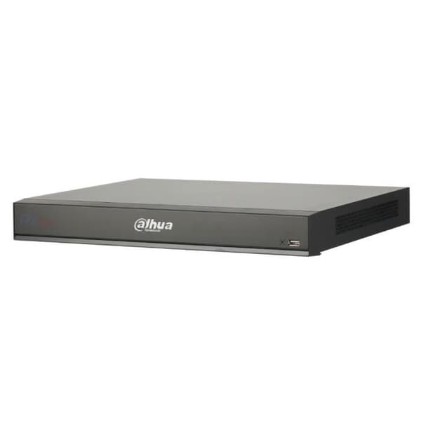 DAHUA IP NVR-inspelare 8-kanaler 16MP 256 Mbps 8x PoE I/O larm HDMI/VGA IA WizSense - NVR4208-8P-EI