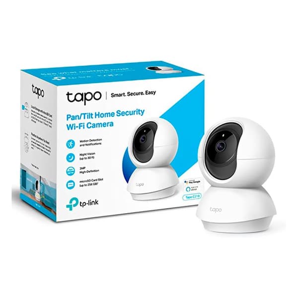 Tp-link Tapo C210 Säkerhetskamera 360° Wifi 2k MicroSd 256gb