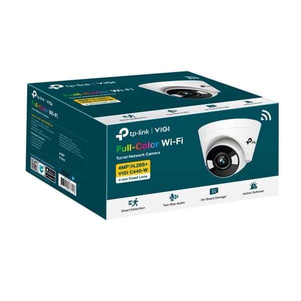 Cámara de Seguridad Vigi C440-w 4mp Full Color Wifi + SD 256gb