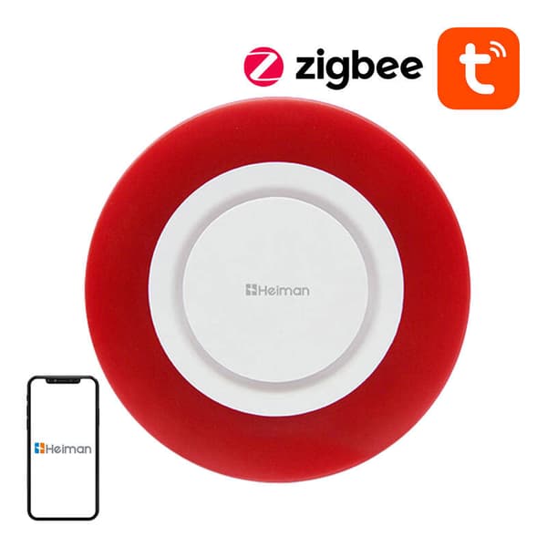 Zigbee Heiman HS2WD Tuya smart trådløs alarmsirene