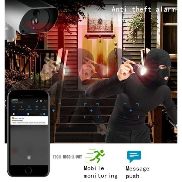 TD® K55A trådlös anslutning 2 miljoner pixlar 4x zoom IP66 vattentät lågeffekts 128G solpanelsövervakning