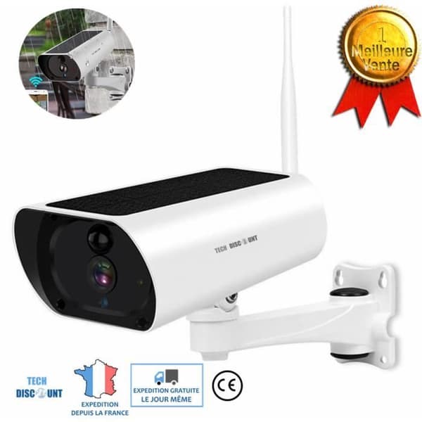 TD® K55A trådlös anslutning 2 miljoner pixlar 4x zoom IP66 vattentät lågeffekts 128G solpanelsövervakning