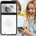Miniatyrbild 3 av 4: TD® WiFi trådlös kamera HD Night Vision Voice Intercom Cloud Storage 5G hemsäkerhetskamera