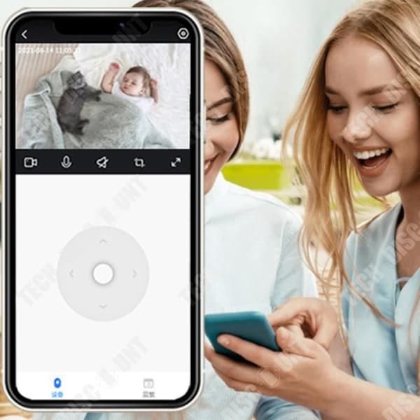 TD® WiFi trådlös kamera HD Night Vision Voice Intercom Cloud Storage 5G hemsäkerhetskamera