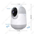 Miniatyrbild 2 av 4: TD® WiFi trådlös kamera HD Night Vision Voice Intercom Cloud Storage 5G hemsäkerhetskamera