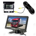 Miniatyrbild 1 av 4: HTBE® 7-tums högupplöst bilmonitor Tvåvägs videobackande busslastbil LCD-monitor