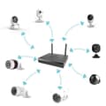 Miniatyrbild 4 av 4: NVR-inspelare Wi-Fi 5 MP - 8 kanaler - Ezviz X5S
