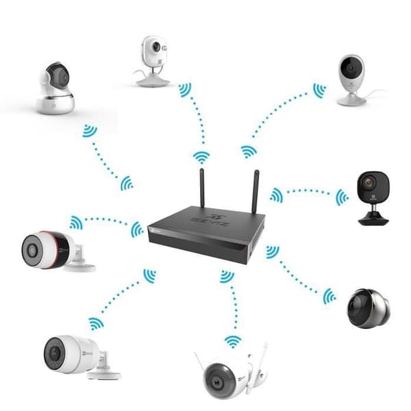 NVR-inspelare Wi-Fi 5 MP - 8 kanaler - Ezviz X5S