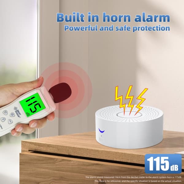 INF CS119 WiFi Smart Home Säkerhetslarmsystem - Vit