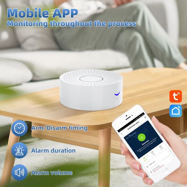INF CS119 WiFi Smart Home Säkerhetslarmsystem - Vit