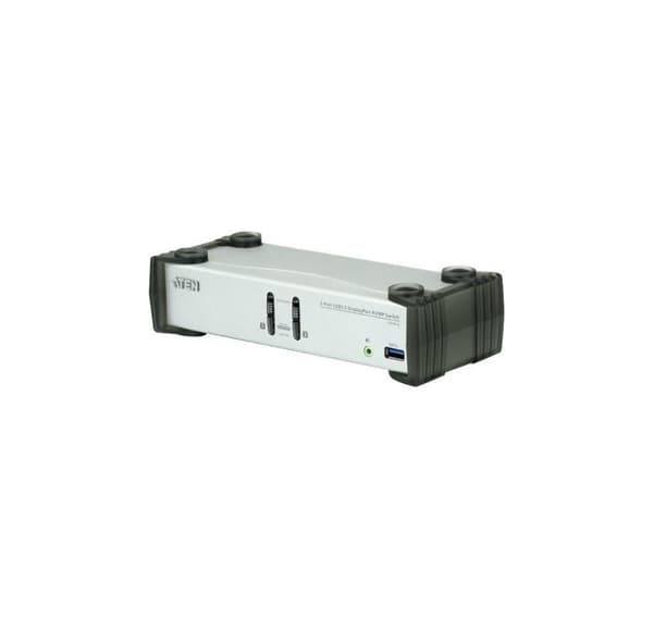 Aten, 2-Port USB 3.0 DisplayPort KVMP Switch (kabler inkluderet), CS1912