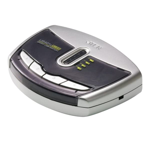 Aten, 4-portars USB 2.0 Peripheral Switch, US421A