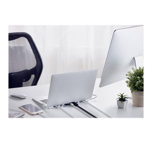 Aten, USB-C, USB-C moniporttinen telakka, jossa on virtalähde