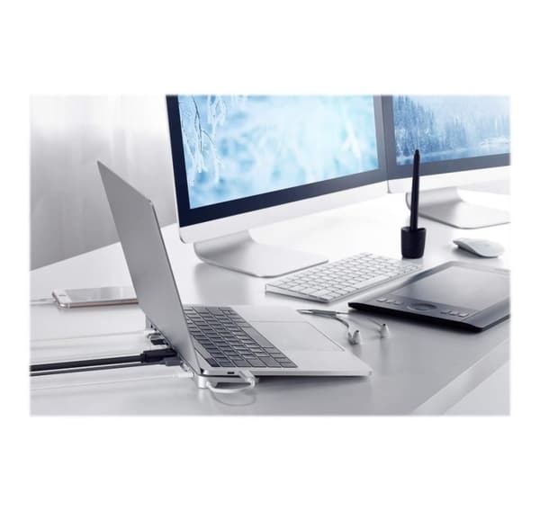 Aten, USB-C, USB-C moniporttinen telakka, jossa on virtalähde