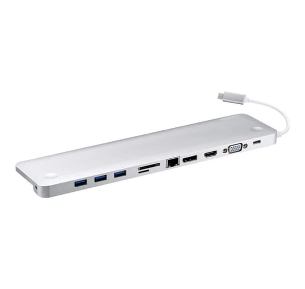 Aten, USB-C, USB-C moniporttinen telakka, jossa on virtalähde