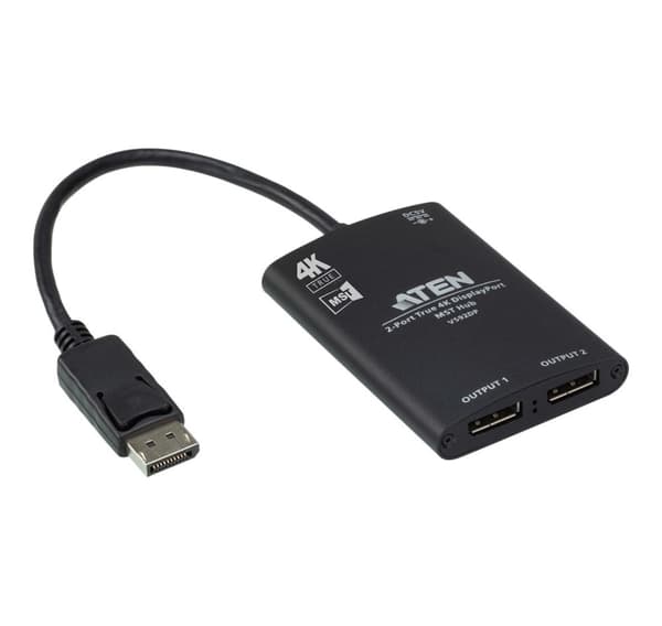 Aten, DP til DP, DisplayPort til 2 DisplayPort, VS92DP-AT