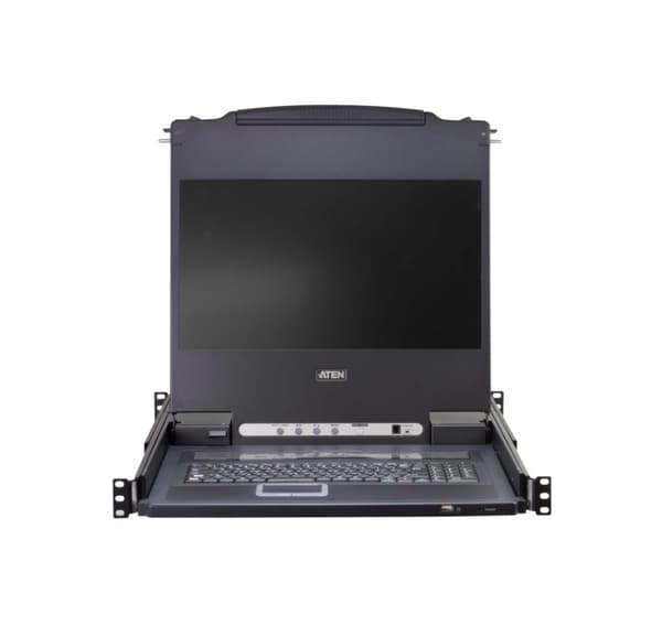 Aten, 8-ports PS/2-USB VGA 17" LCD KVM-switch med Daisy-Chain-port og USB Perifer Support, CL5708M