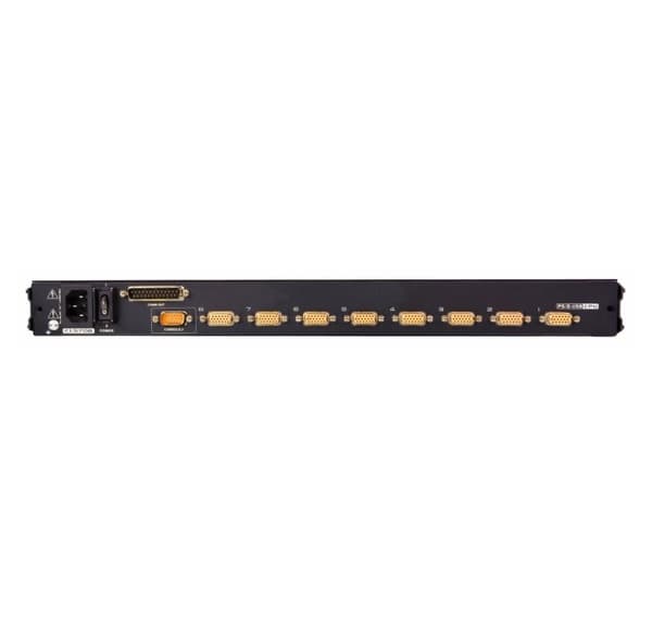 Aten, 8-ports PS/2-USB VGA 17" LCD KVM-switch med Daisy-Chain-port og USB Perifer Support, CL5708M