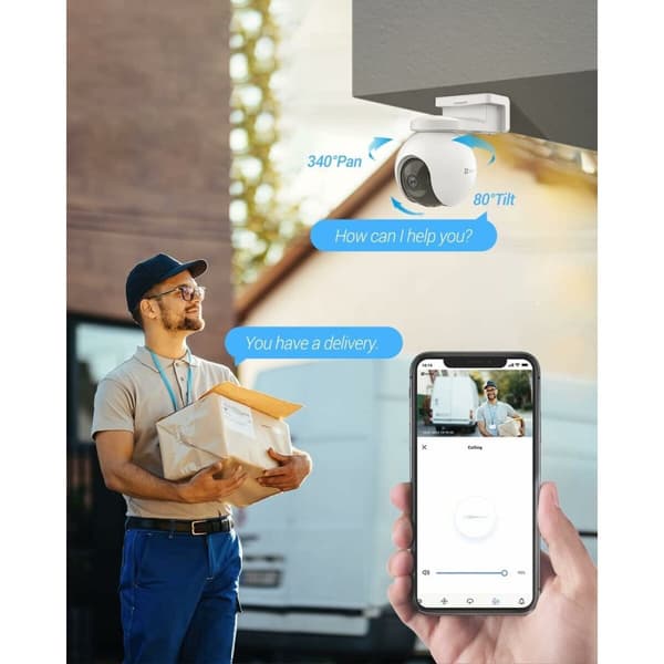 Videokamera til overvågning Ezviz CS-EB8 (3MP,4GA)