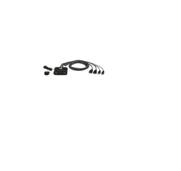 Aten, 2-porttinen USB FHD HDMI-kaapeli KVM-kytkin, CS22HF musta