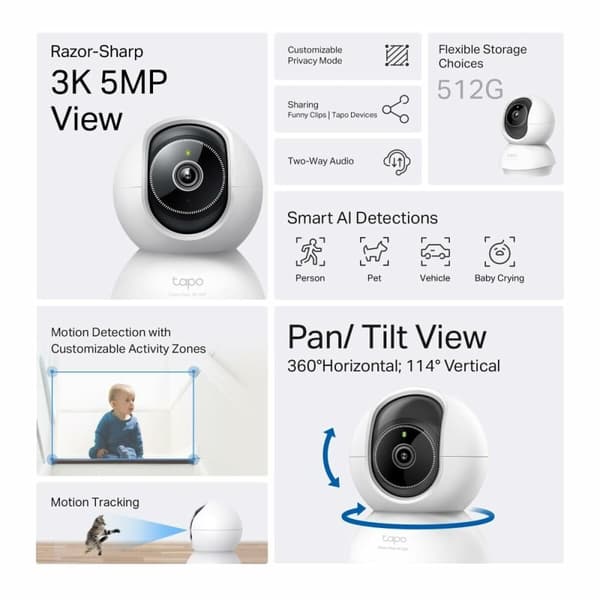 Turvakamera TP-Link Tapo C230