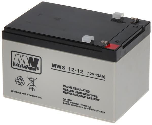 MW Power MWS 12-12 UPS battery Sealed Lead Acid (VRLA) 12 V 12 Ah