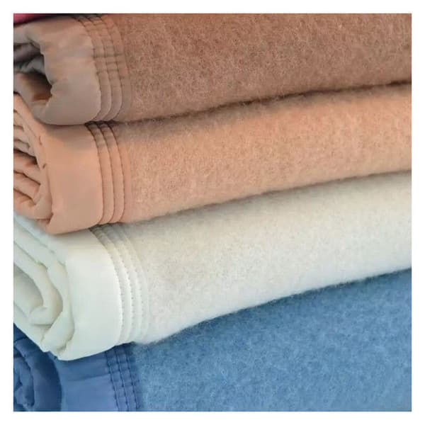 100% Pure Virgin Wool Dubbelsidig filt "Volta" 500 gr/m² Toison d'Or - Volta Myosotis Sky - 180 x 240 cm
