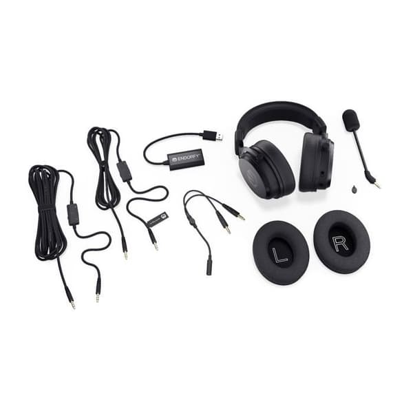 Endorfy Viro Plus Usb, Over Ear-hörlurar, extra tyg