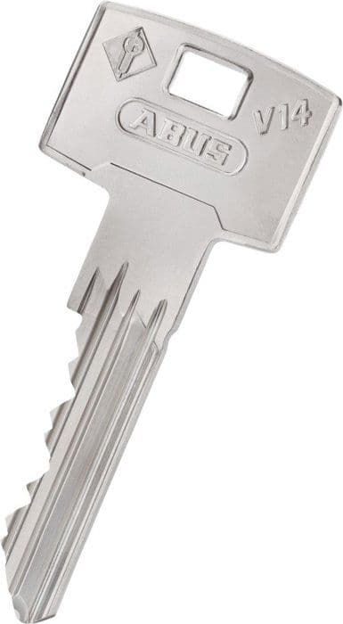 Abus Dörrlås - 589287 - 7535 W Lås med dörrlås för tunna dörrar Vit
