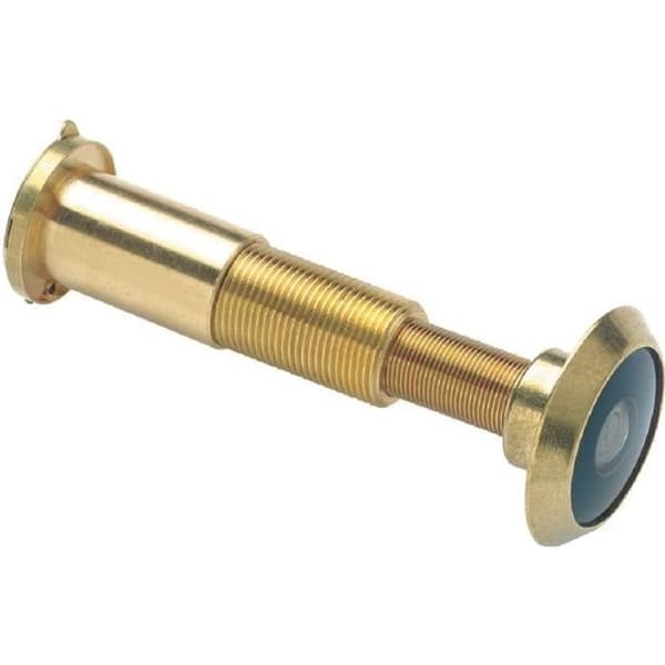 Optiskt titthål i mässing - SOCONA - Vizer - Betraktningsvinkel 200° - Diameter 12 mm - Guldfinish