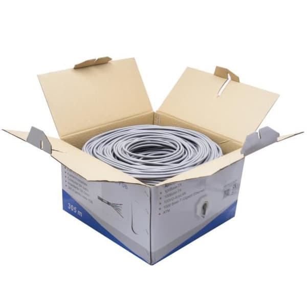 FTP-kabel Cat6 PNI F06 305m för 1 Gigabit Internet/övervakningssystem
