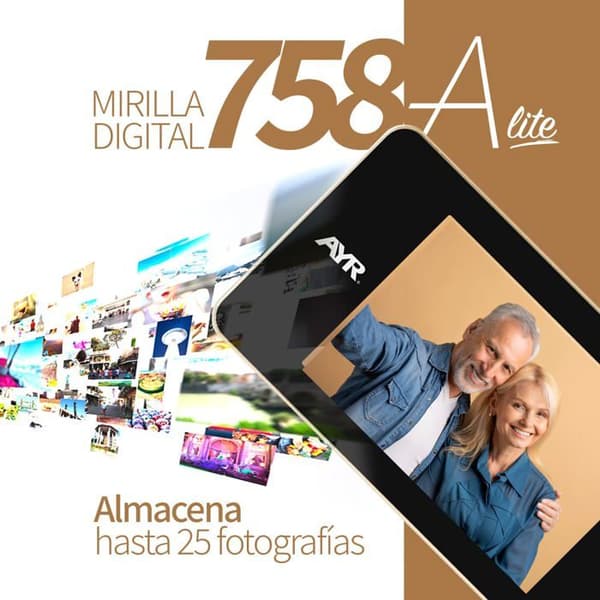 Judas - ögon av dörr Ayr - AYR 758-A Lite - digital judas 758-A Lite med larm