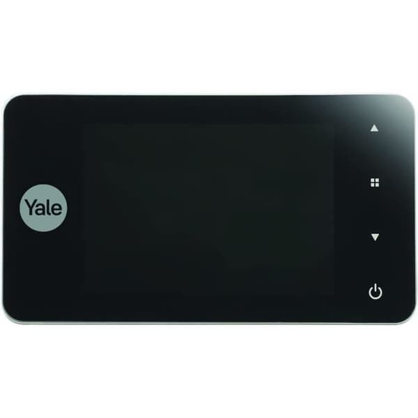 Yale 45-4500-1440-00-6001 Memory Plus 4500-Fångar bilder Visionneuse de Porte numérique, silver Svart, silver