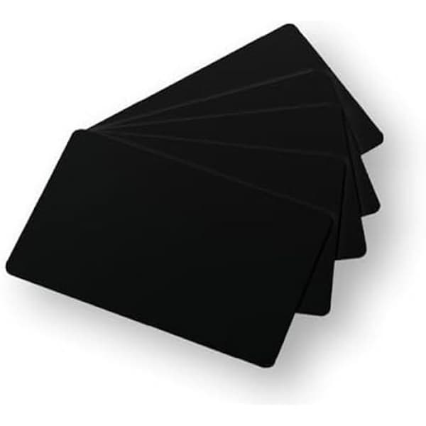 PVC-kort - EVOLIS - c8001 - 30 mil - Mattsvart - 86 x 54 mm - Paket med 500 kort